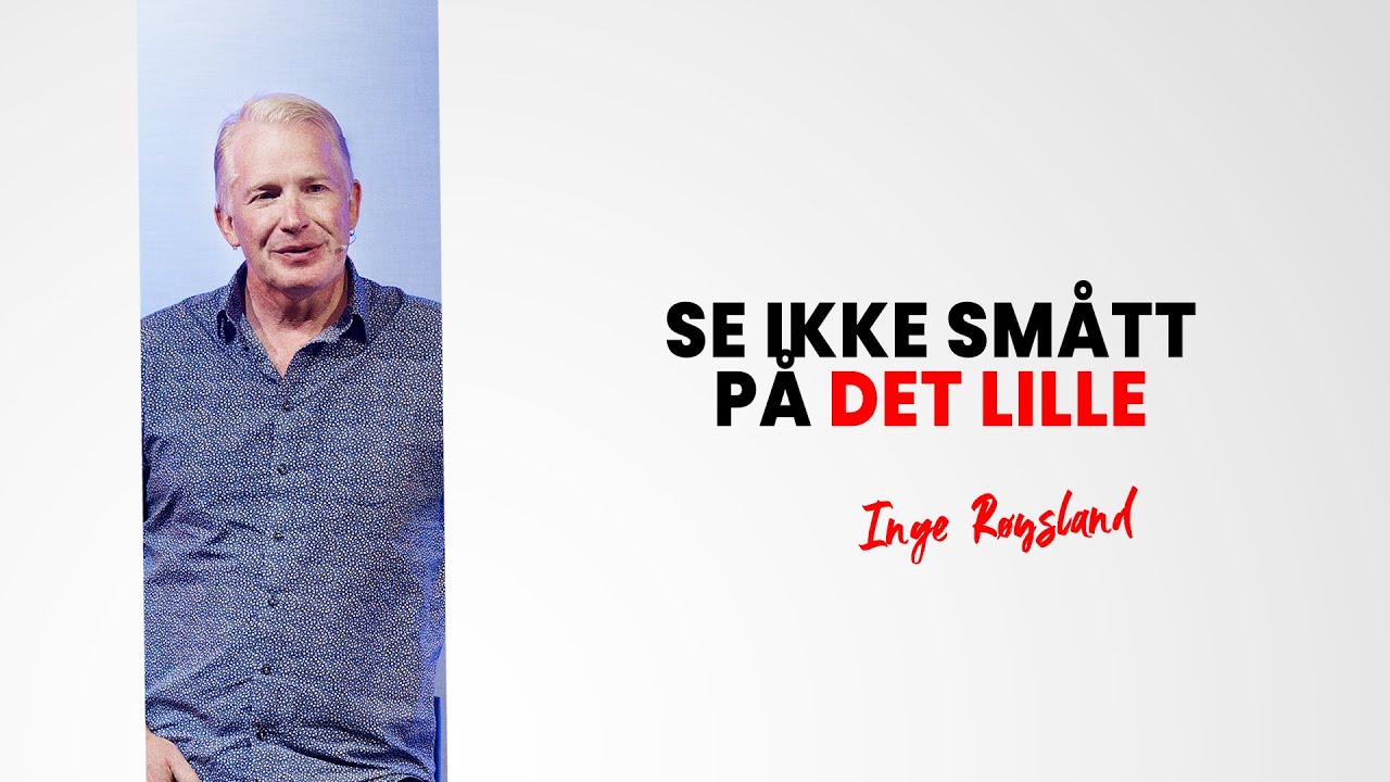 Se ikke smått på det lille - Inge Røysland