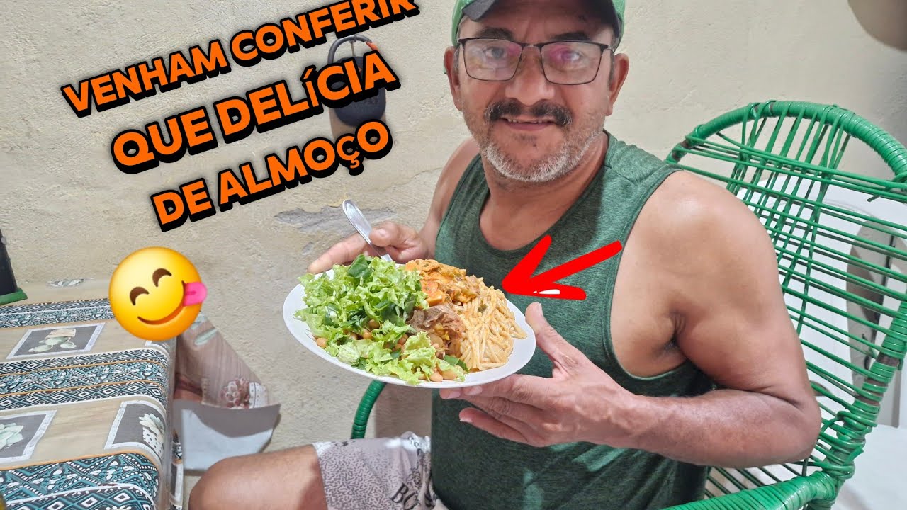O almoço estava uma delícia 😋 