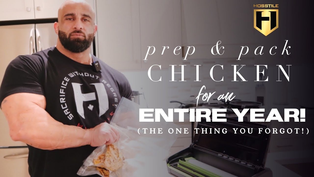 PREP & PACK CHICKEN FOR AN ENTIRE YEAR! (one thing you're not doing) | Fouad Abiad