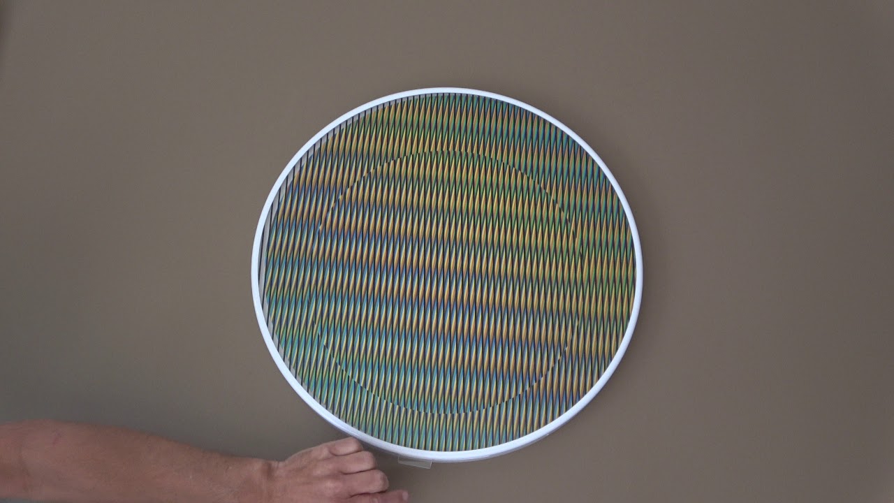 Carlos Cruz-Diez Chromointerference Manipulable Circulaire B