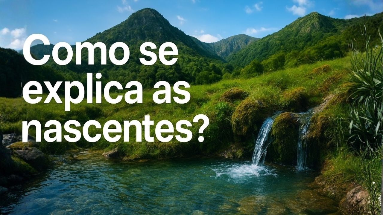 Como se explica as nascentes das serras jorrando agua no mesmo lugar h&aacute; centenas de anos?