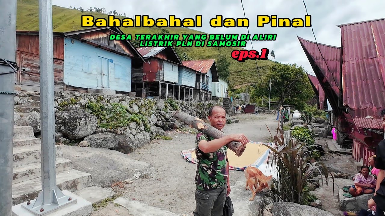Desa Bahalbahal‼️Ternyata masih ada desa tanpa listrik PLN di tengah perkembangan Samosir