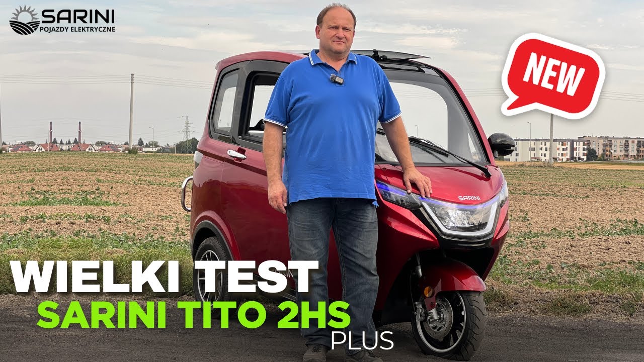 JAKO PIERWSZY TESTUJE POJAZD SARINI TITO 2HS PLUS! [BEZ PRAWA JAZDY] #sarini #new
