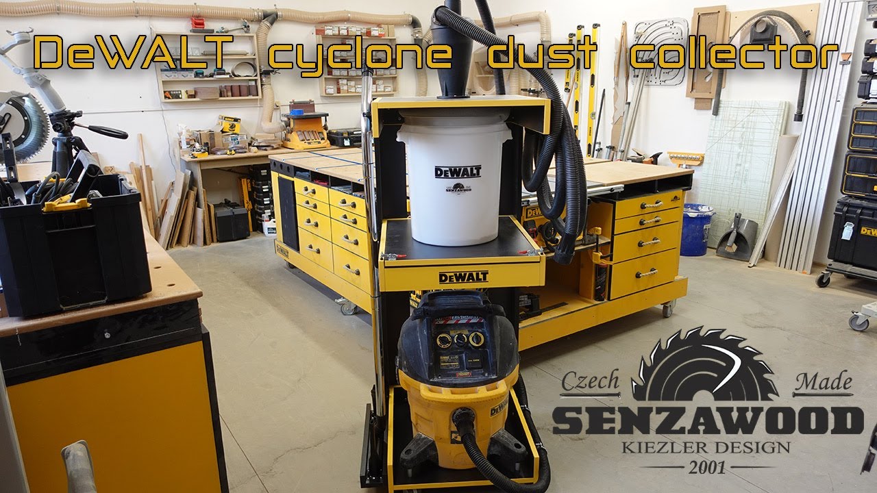 DeWALT cyclone dust collector #woodworking #workplace #dewalt #dewalttools #dewaltpowertools #diy