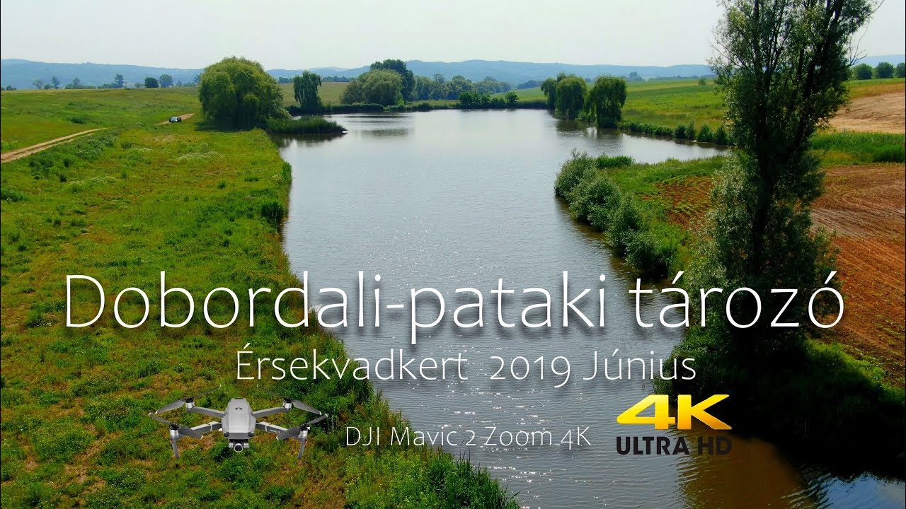 Dobordali-pataki víztározó  -  Érsekvadkert 2019 Június  -  DJI Mavic 2 Zoom 4K