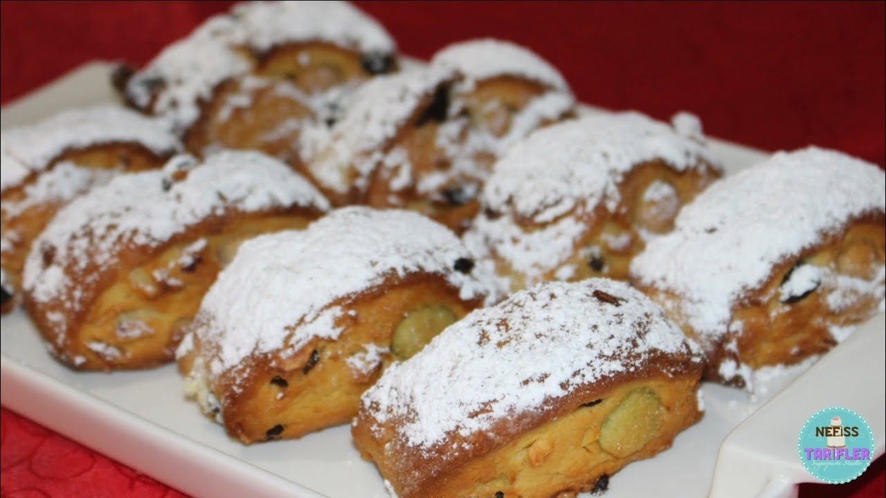 ❄ KIŞ'IN AVRUPA'DA YOK SATAN ❗KAPIŞ KAPIŞ GİDEN ✅ ALMAN ÇÖREĞİ STOLLEN 👌 TAM BİR BOMBA 💯