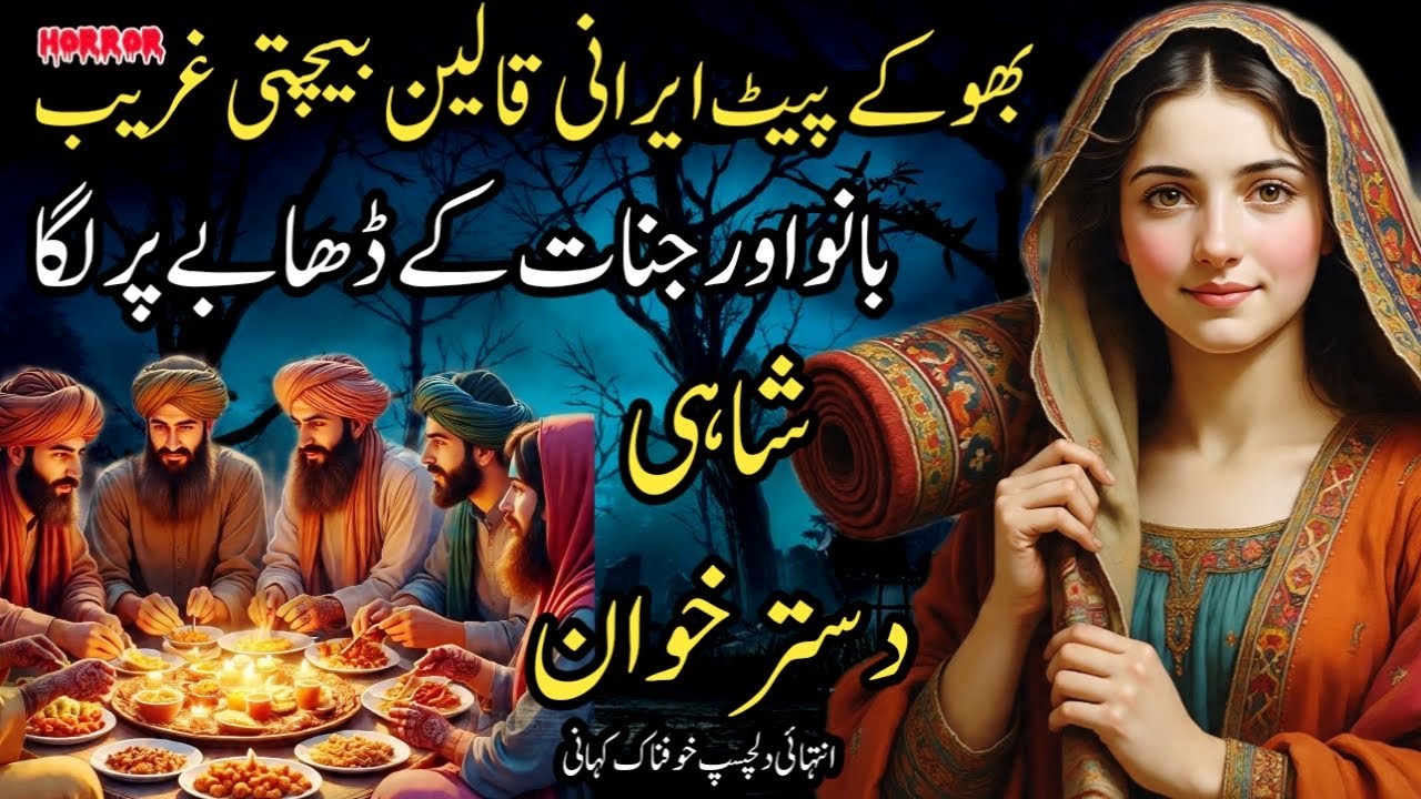 Bhukay Pait Irani Qaleen Bechti Ghareeb Bano Aur Jinnaat Ke Dhabay Par Laga Shahi Dastarkhwan