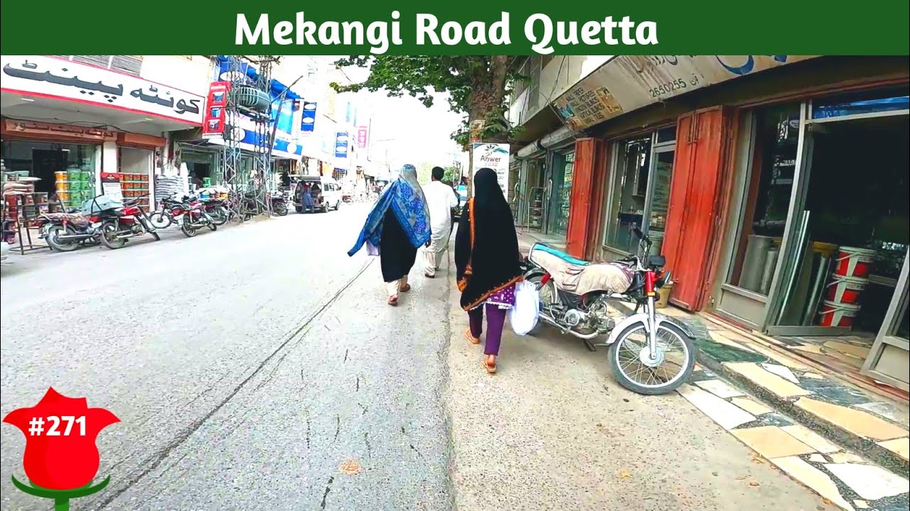 Walking In Mekangi Road Quetta #EastWalks