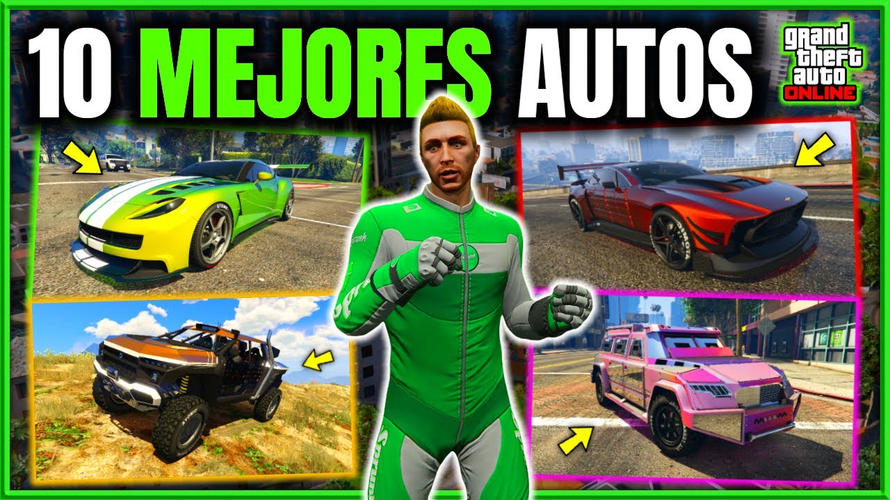 10 MEJORES AUTOS que NECESITAS COMPRAR en GTA ONLINE 2024