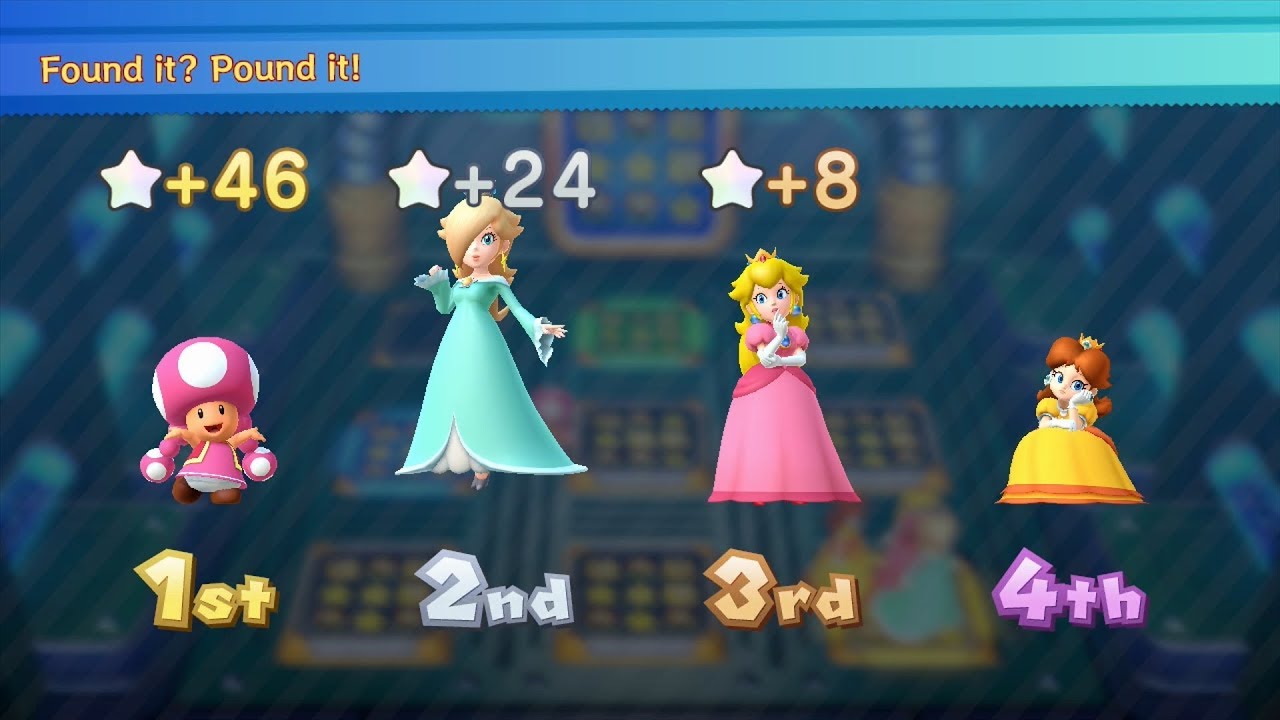 Mario Party 10 Mario Party #186 Toadette vs Rosalina vs Peach vs Daisy Whimsical Waters Master