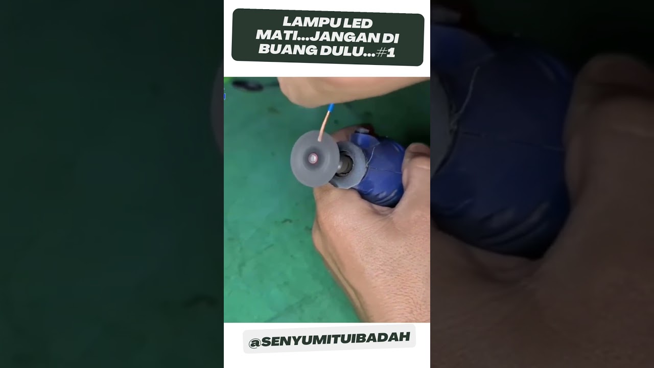 JANGAN DIBUANG !!! Begini Cara unik Memperbaiki LAMPU LED Mati Total Mudah Dan Cepat - lampu led #1