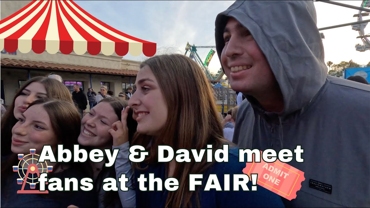 Abbey & David have a blast at the Fair!