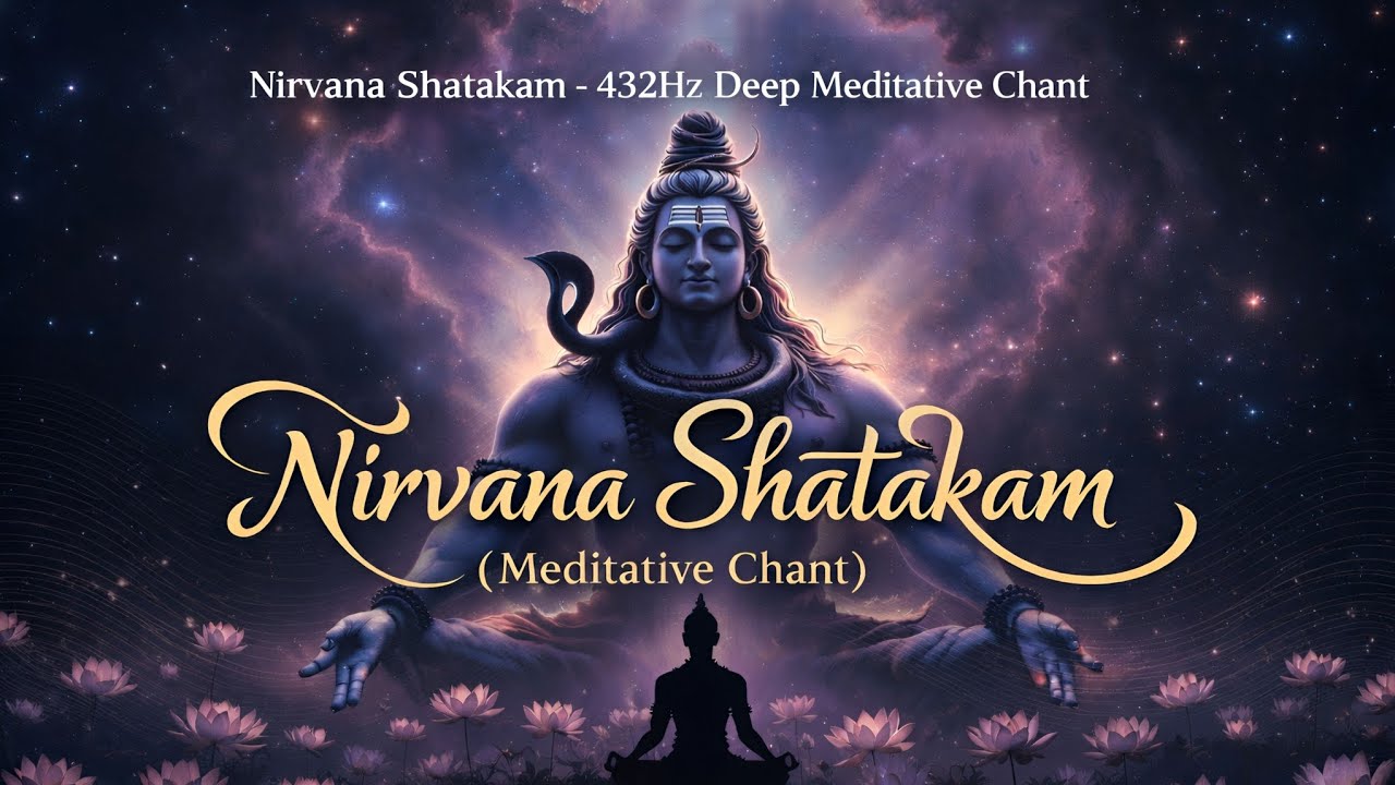 Nirvana Shatakam - 432Hz Deep Meditative Chant | Shivoham |Cinematic Sanskrit Mantra for Inner Peace