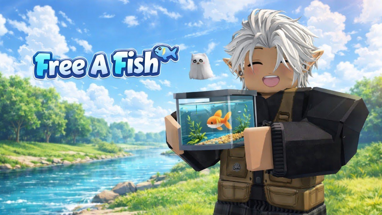Hari Pertamaku Memelihara Ikan di Map Free A Fish🐟 | Roblox Indonesia