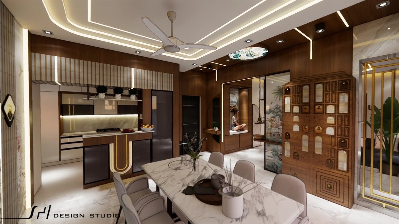 Brigade Xanadu Mogappair J-0357 5BHK flat interior design by SPI DESIGN Team Project Value 18lakh
