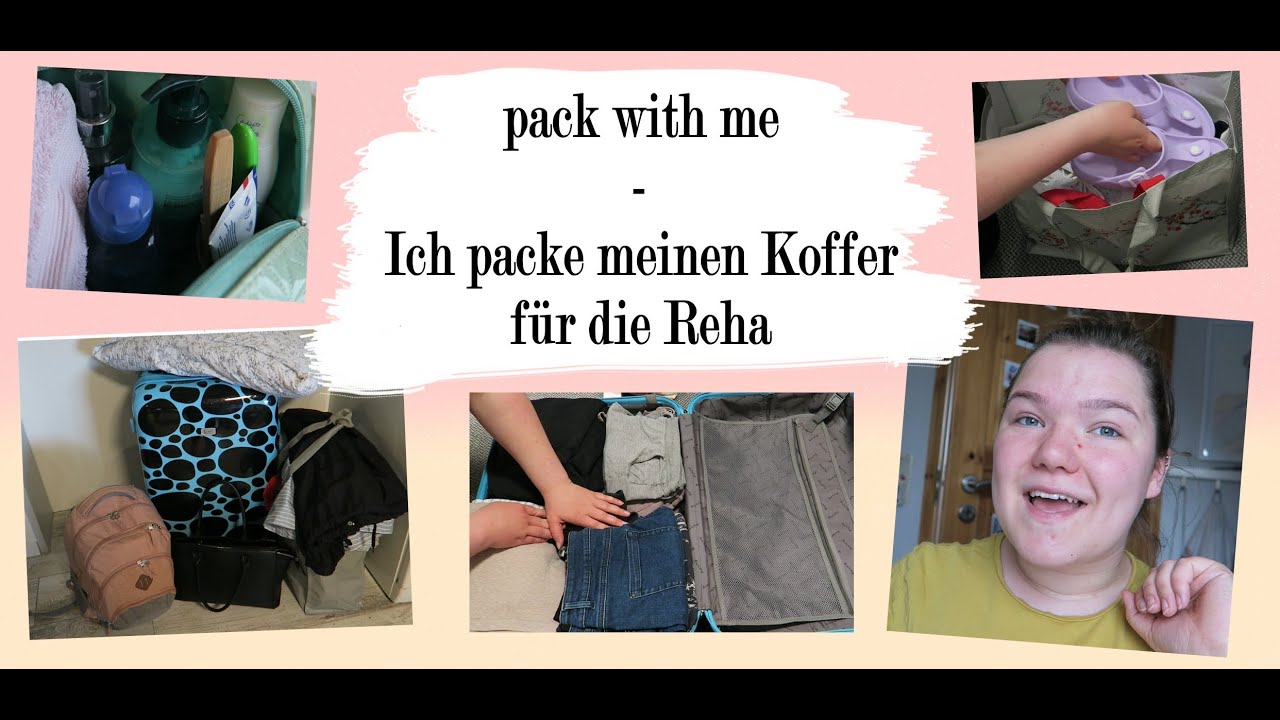 pack with me | Ich packe meine Koffer für die Reha | Sophie's kleine Welt
