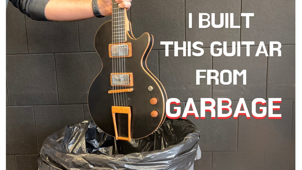 I built this guitar out of garbage!