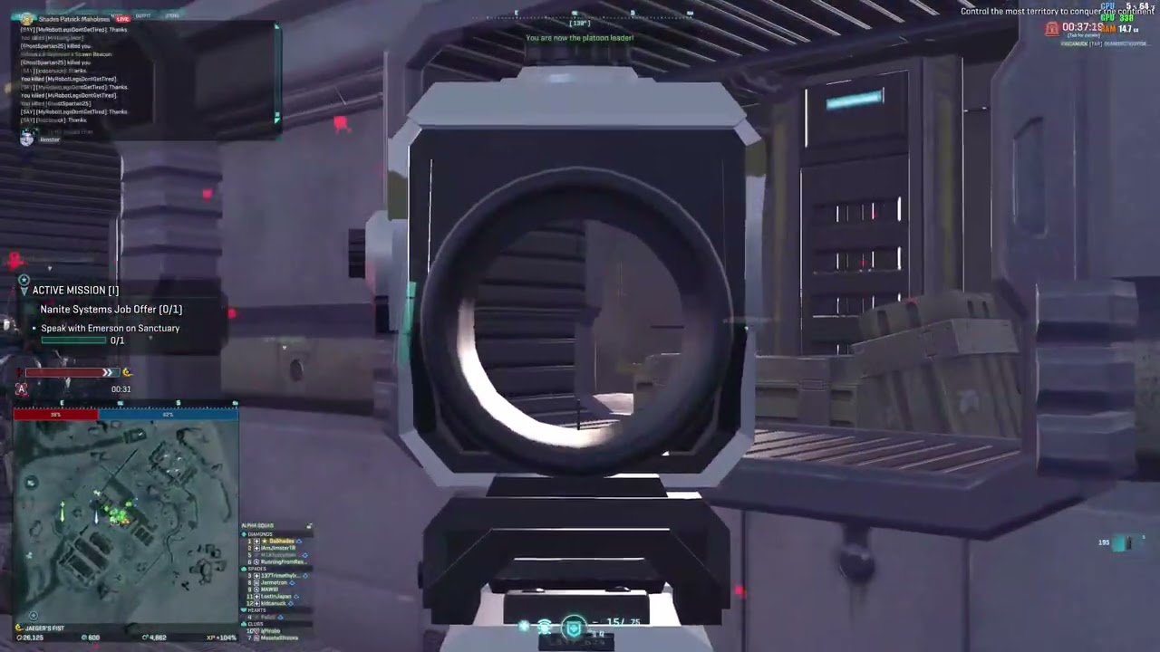 Planetside 2 - [KAMI] & [TABD] Jaeger Fist Pointhold Population 36-64 & 25-75 Defense