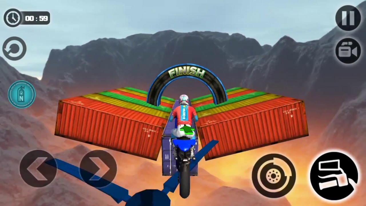 Impossible Motor Bike Tracks - Level 1 to Level 6 in All 3 Stars Gameplay