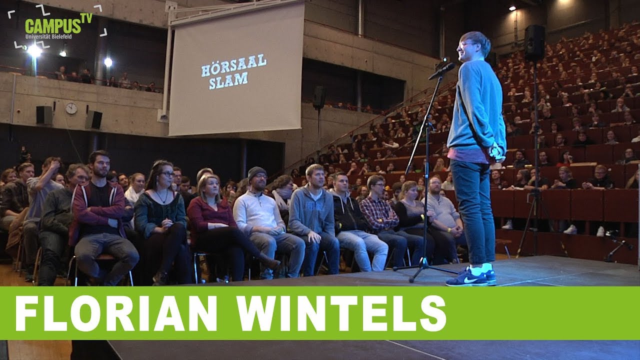Florian Wintels - Gewinner des 13. Bielefelder Hörsaalslams - Campus TV Uni Bielefeld
