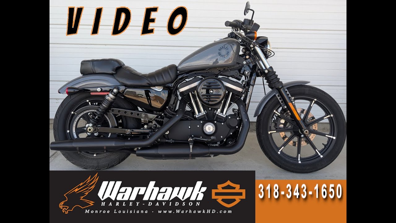Very clean 2022 Harley-Davidson iron 883 and gunship gray for sale
