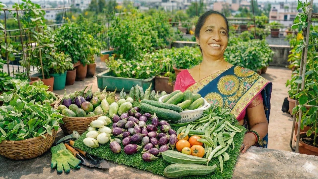 Terrace Gardening Tips: How I Harvest Veggies at Home | ఇంట్లోనే తాజా కూరగాయలు పండించండి |