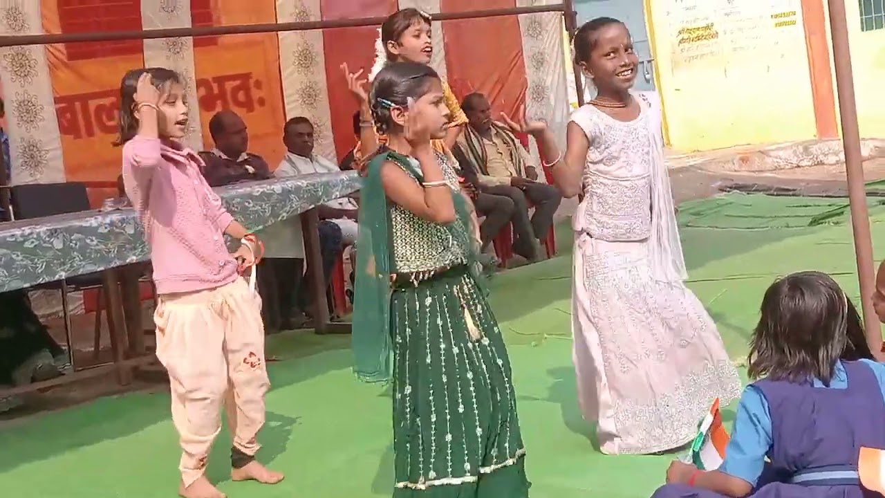  26 जनवरी।चन्दन लगाए हे कंठी पहरे।cg stage school 🏫 program 