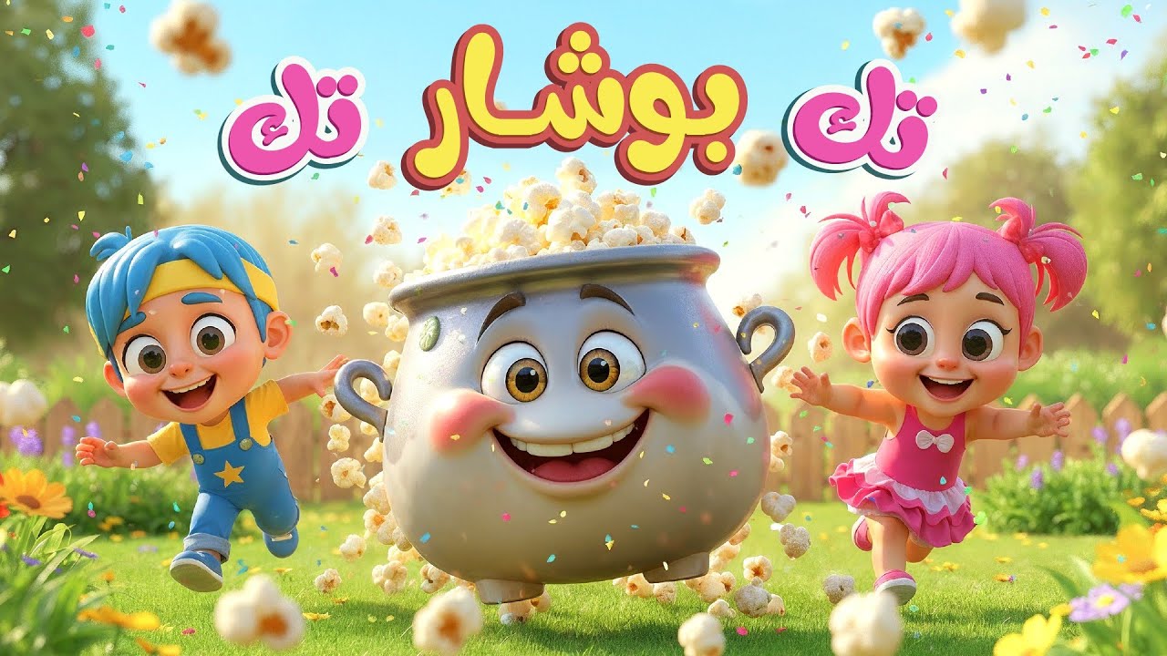 اغنية بوشار فرقع🍿تك تك يلا فرقع | اغاني اطفال عالم فلافي | Fluffy World