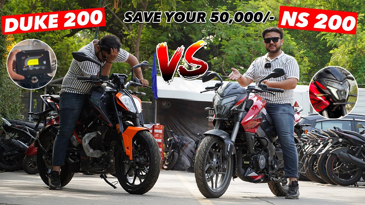 Bajaj Pulsar NS 200 VS KTM Duke 200 Comparision | Which One Should You Buy 🔥🔥