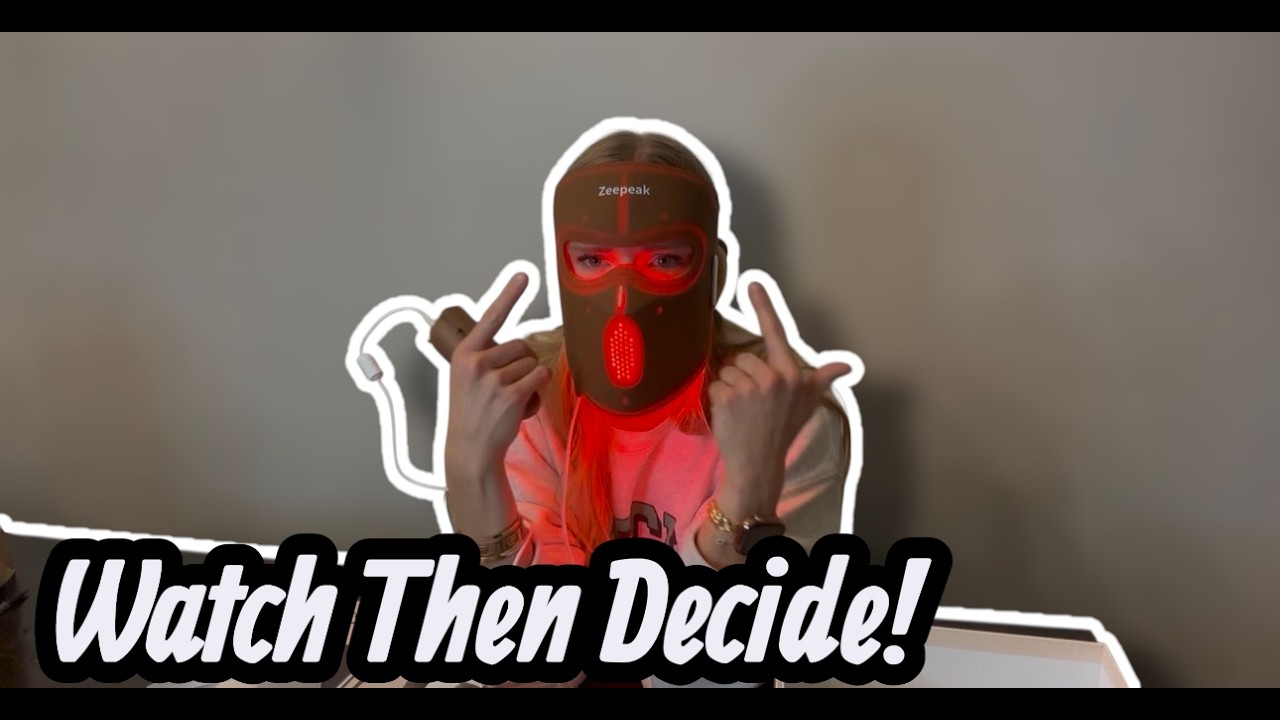 Watch Then Decide - Red Light Therapy Mask!
