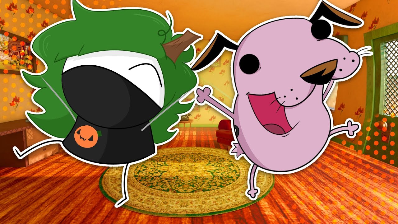 SmokeeBee plays Courage the Cowardly Dog HORROR GAME (and other games I guess)