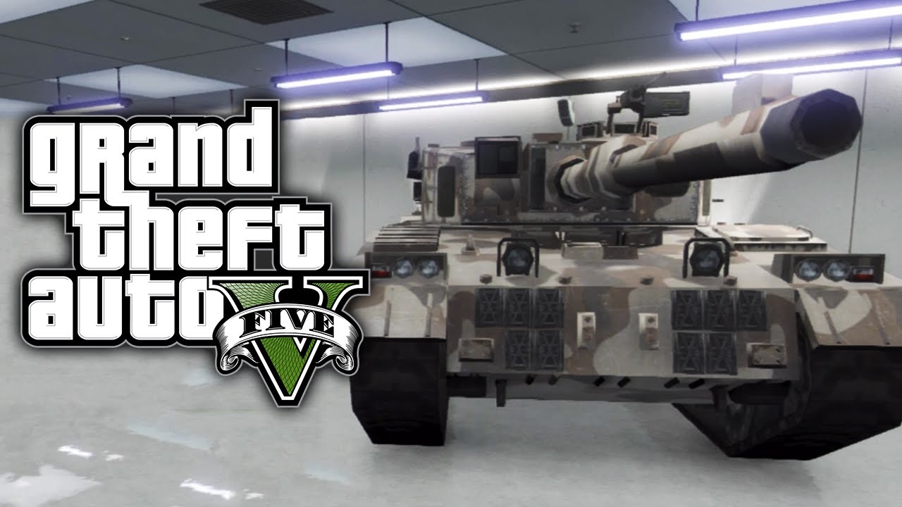 GTA 5 Online: How To Save & Insure A TANK In Your Garage (GTA V)
