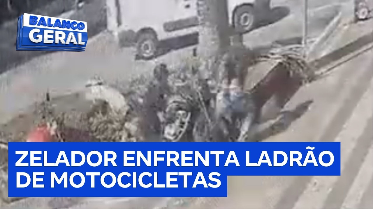 Trabalhador não se intimidou e partiu para cima de criminoso que tentava levar sua moto