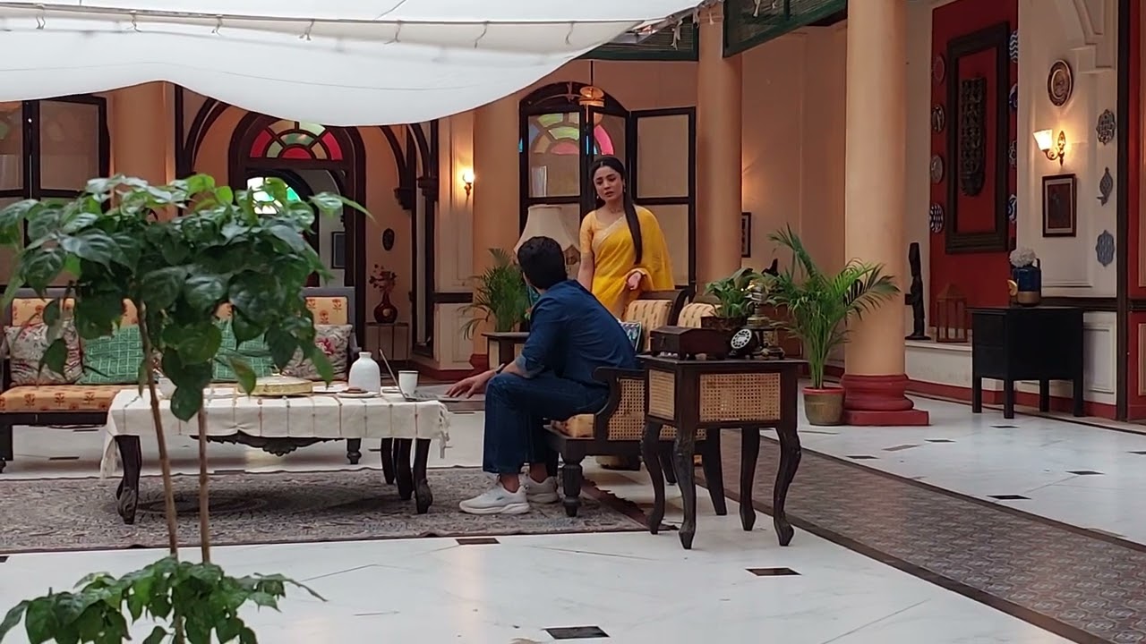 Rishi ko jhanak ka call aaya 👰✨️//#jhanak #starplus #tv 