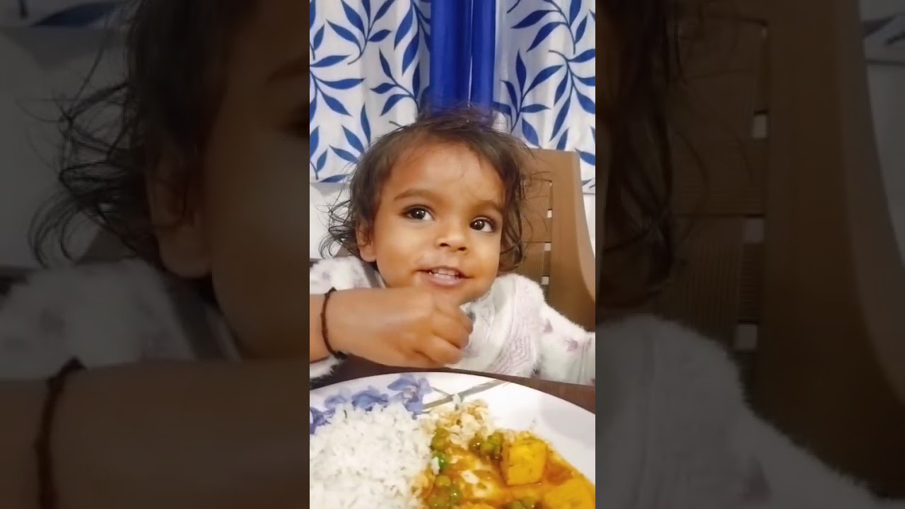 🧿 Baby 🥘 loves 🍚 paneer 🧿🥘🍚🍒#nishakerasoi #cookingvideo #protection #shorts #viral 