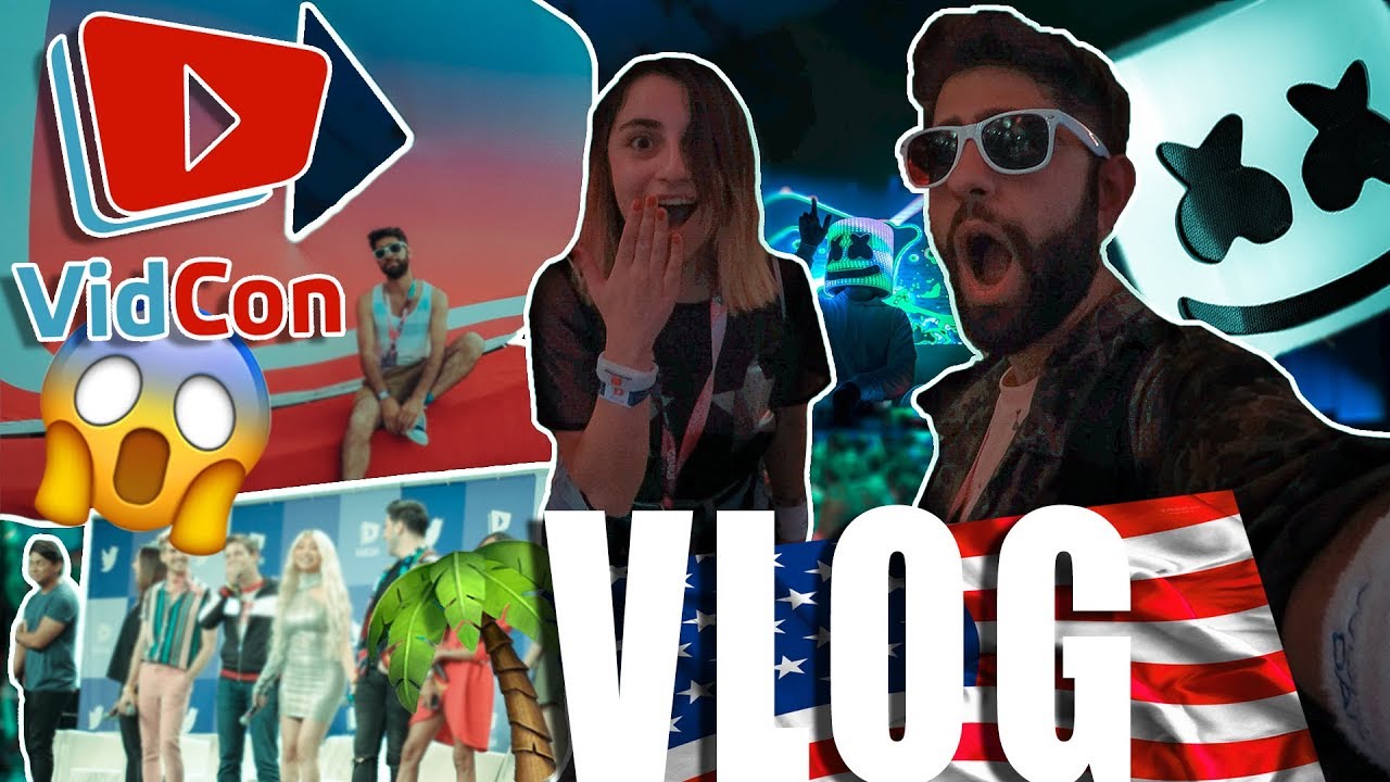 VLOG!🌴Բլոգերների դրախտը😍 /VidCon/ Marshmello-ի համերգը 😱Prt. 2