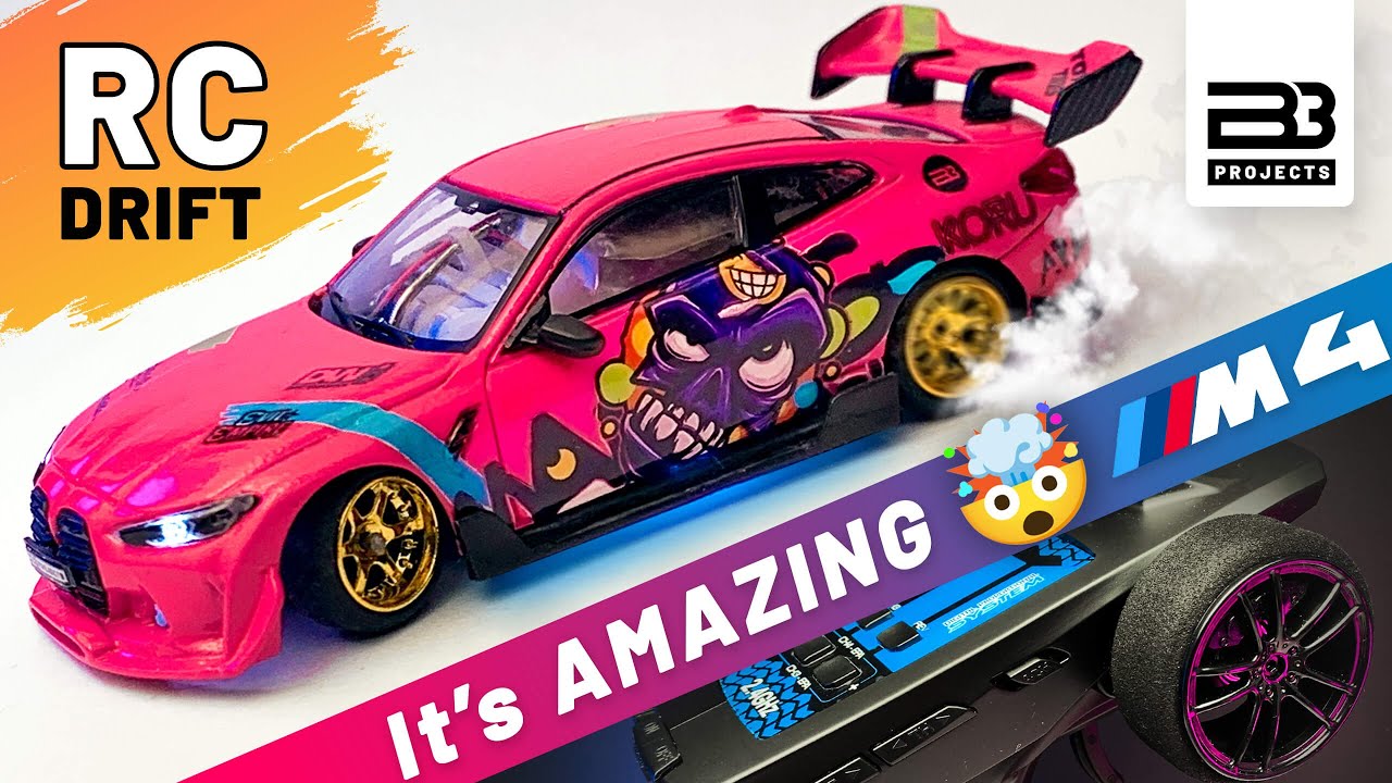 Hotwheels RC Drift Custom BMW M4 G82 2021 RWD | #BBPROJECTS