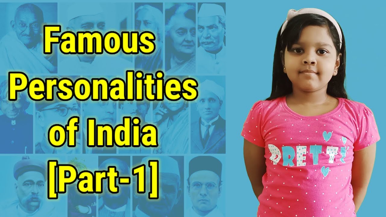 Famous Personalities of India |  Part-1 | Kids GK