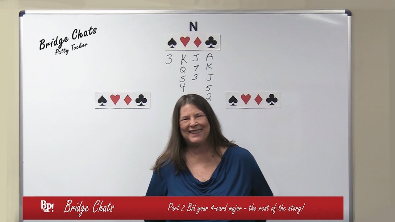 Bid 4-card Major Theory 1-Bridge Chats | Part One