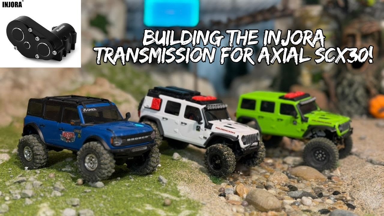 Сборка осевой трансмиссии Injora SCX30! #осевой #rc #injora