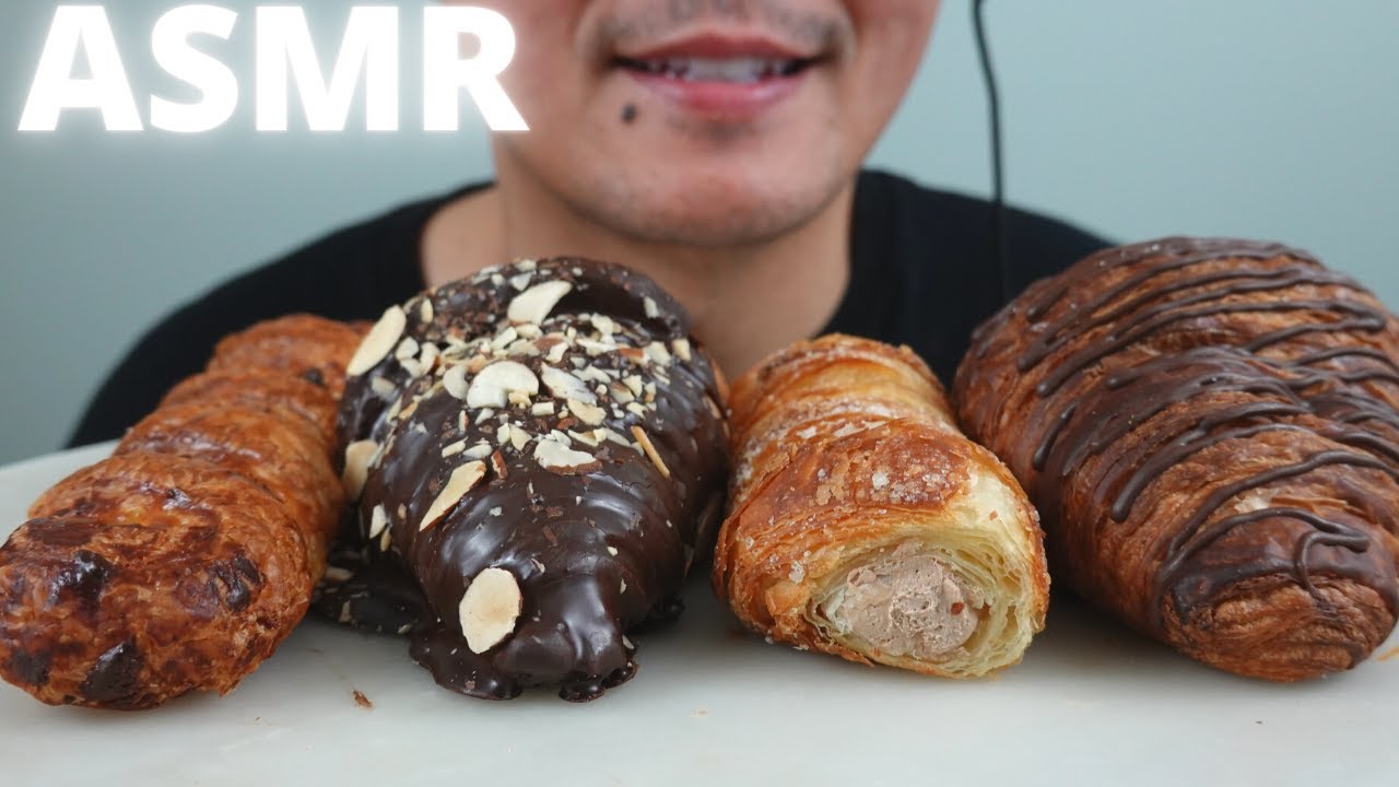 ASMR | Tous Les Jours + Paris Baguette Chocolate Breads | The Hangry Mole