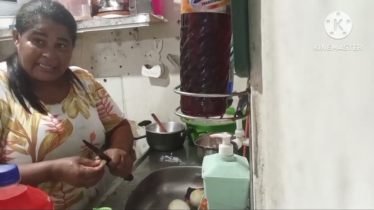 guisei galinha pra  o almoço da família, 