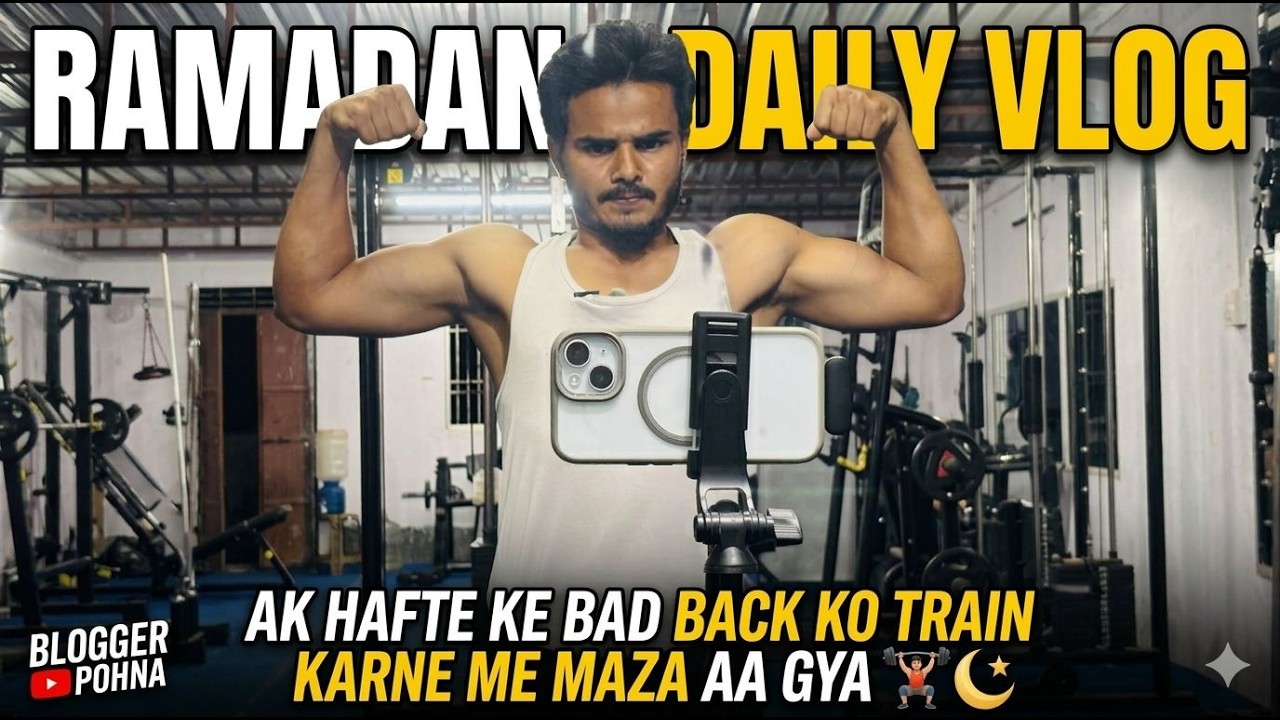 Ak Hafte Ke Bad Back Workout Me Maza Aa Gya! 🔥 Blogger Pohna