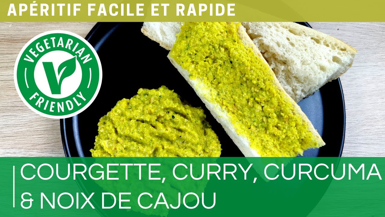 Tapenade courgettes et noix de cajou | Apéro végétarien 👨‍🍳