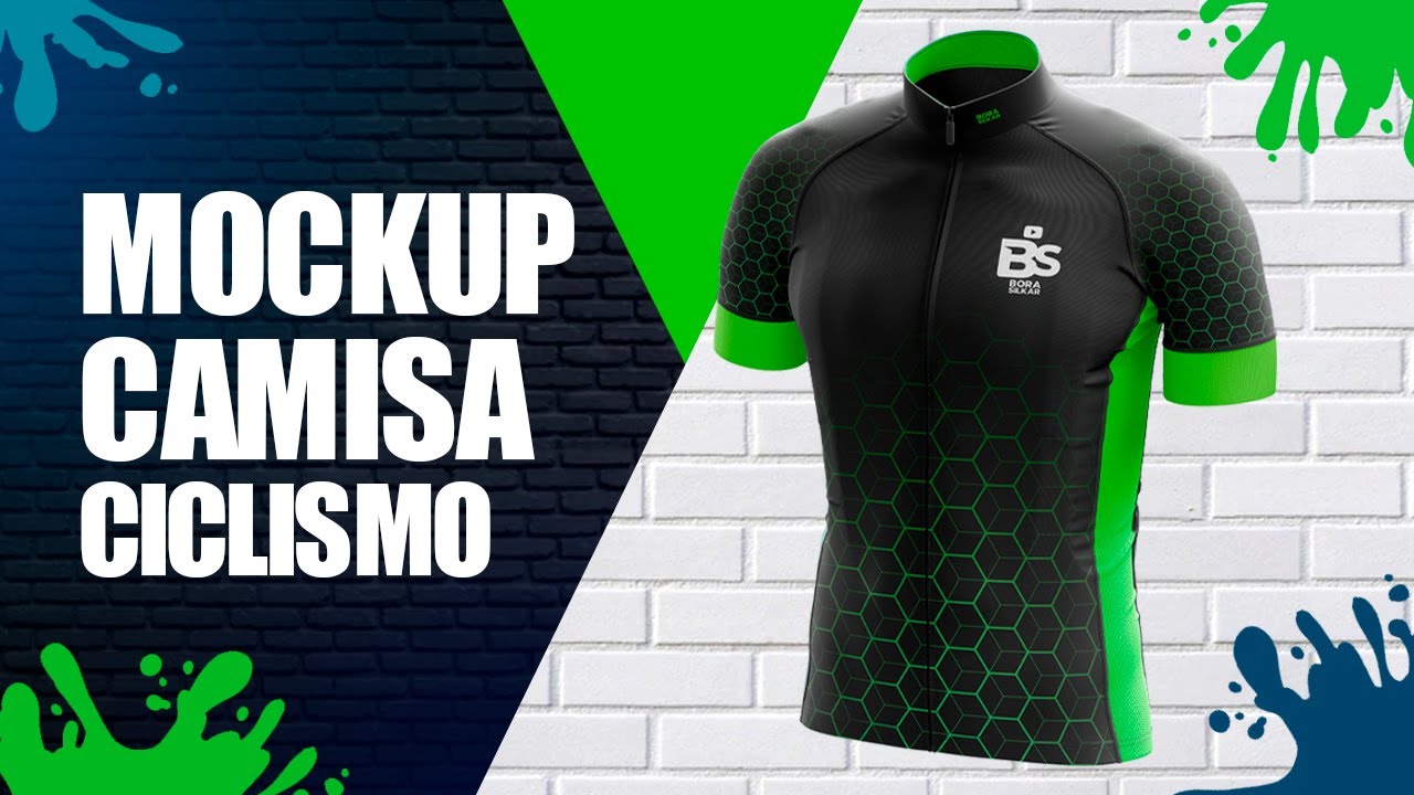 ✅ Editando Mockup 3D camisa de Ciclismo