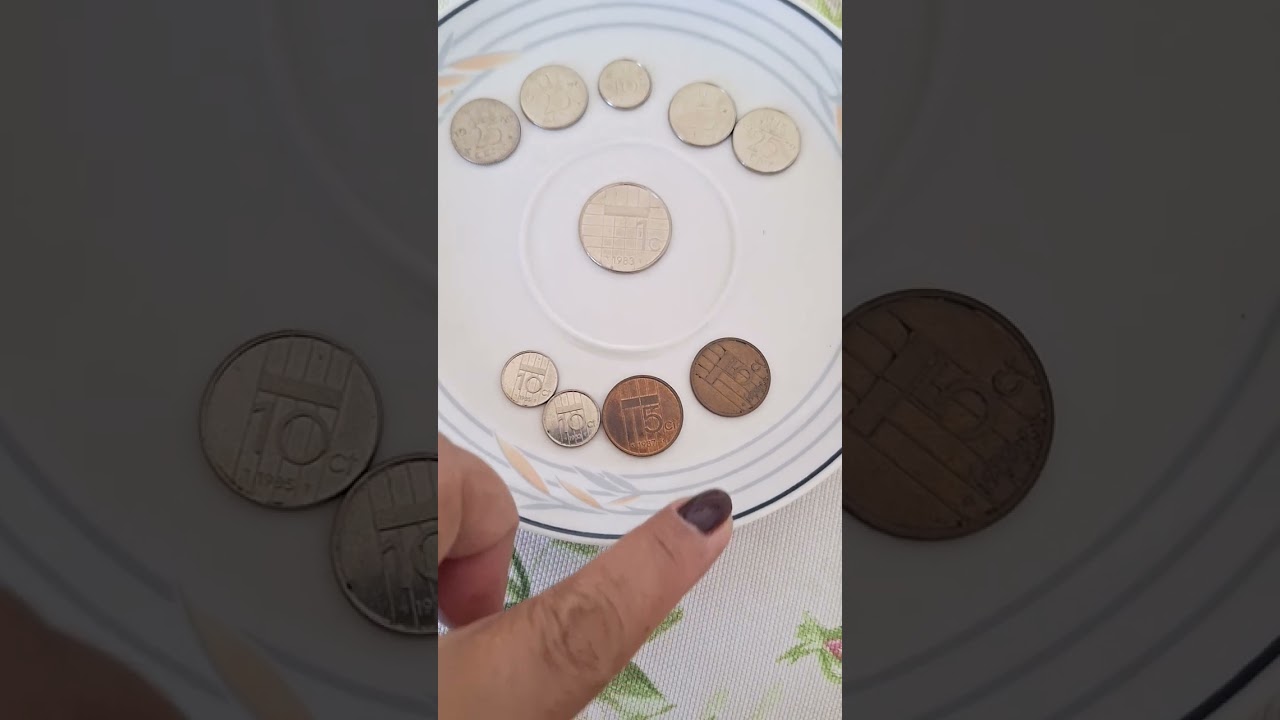 1970's the oldest coins from Netherlands #coin #collection #trending #viralvideo #shortsvideo