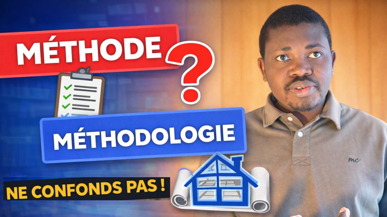 Méthode vs Méthodologie : la différence que 90 % des étudiants ne comprennent pas