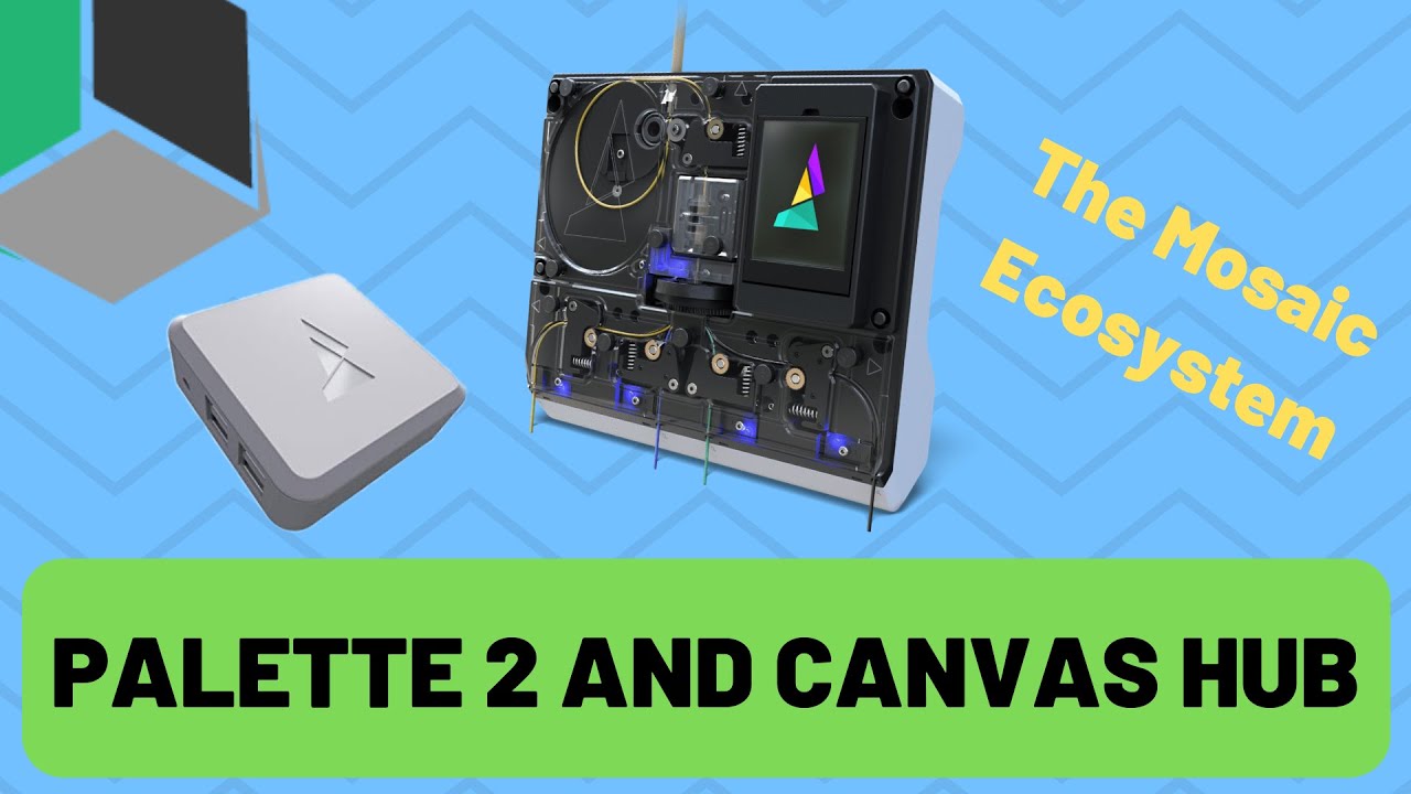 3D print MULTIPLE  COLORS with any single extruder printer! - Palette 2 and Canvas Hub Review