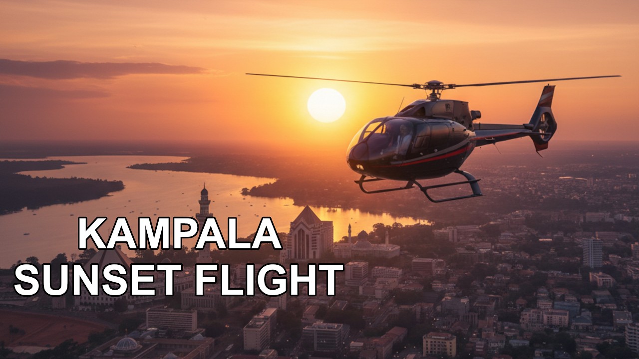 Relaxing Sunset Flight over Kampala, Uganda | MSFS 2024 | H125 Helicopter