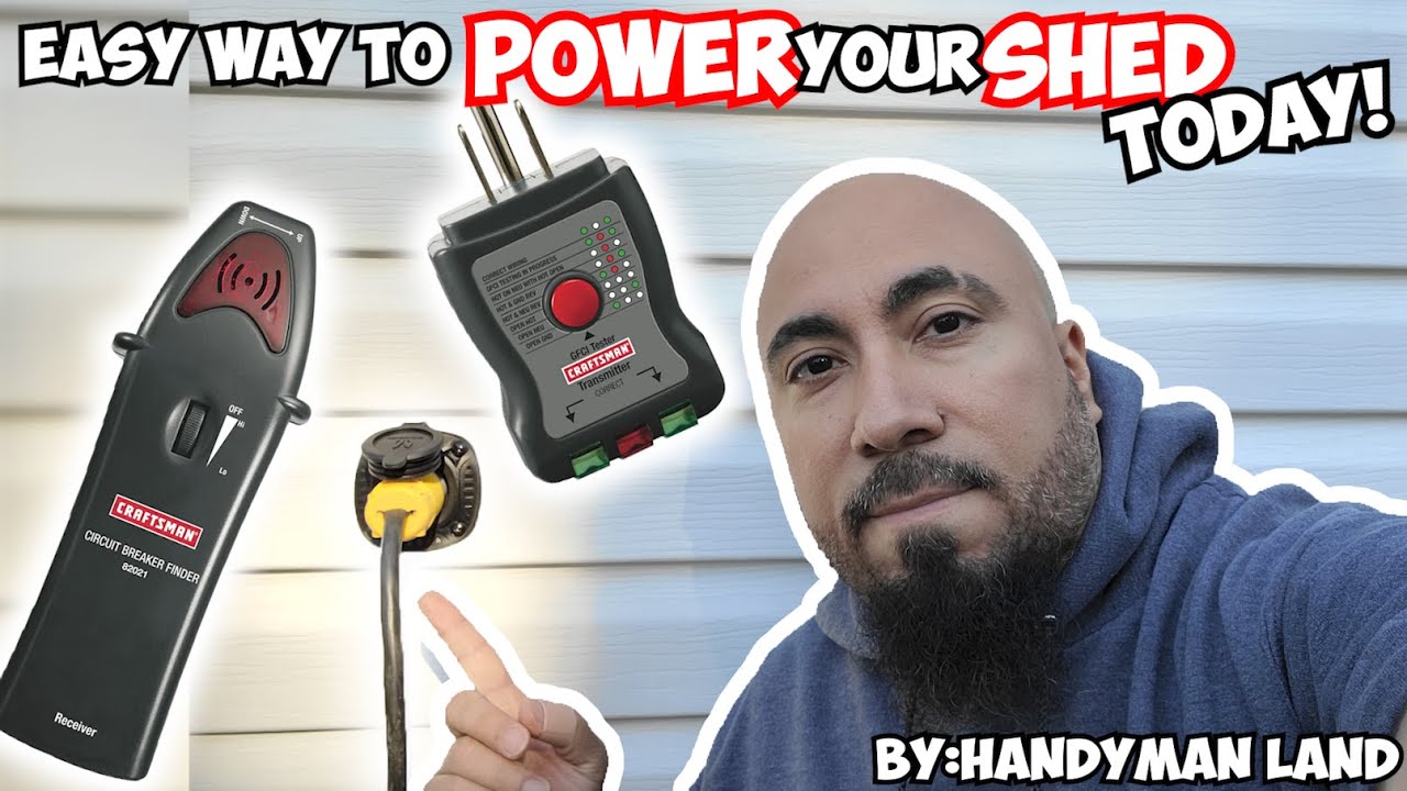 Easy Way To Power Your Shed Today!